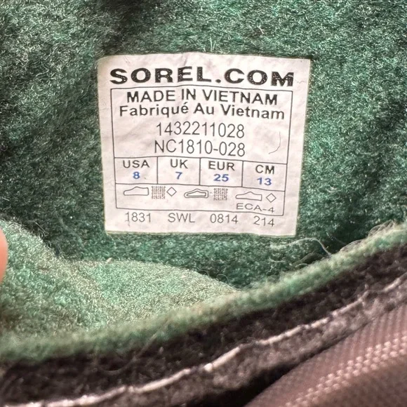 Sorel Toddler Snow Rain‎ Boots Insulated Size 3 Toddler - Picture 3 of 6